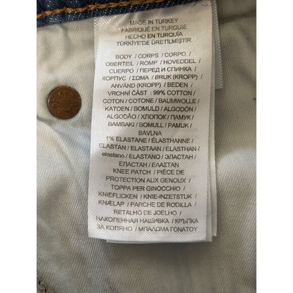 Polo Ralph Lauren Denim Cut-Off Mid-Rise Shorts Riding Jeans Logo Patch Size 28 - Picture 8 of 9